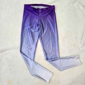 RARE BLACKMILK Ombre Purple Leggings size Large